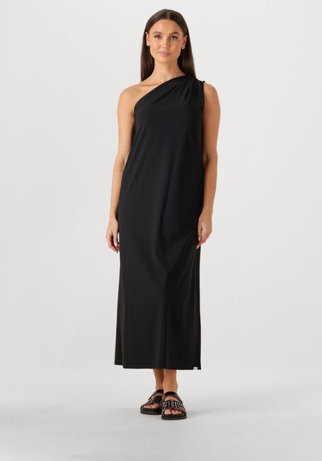 Schwarze PENN & INK Midikleid DRESS ONE SHOULDER - large