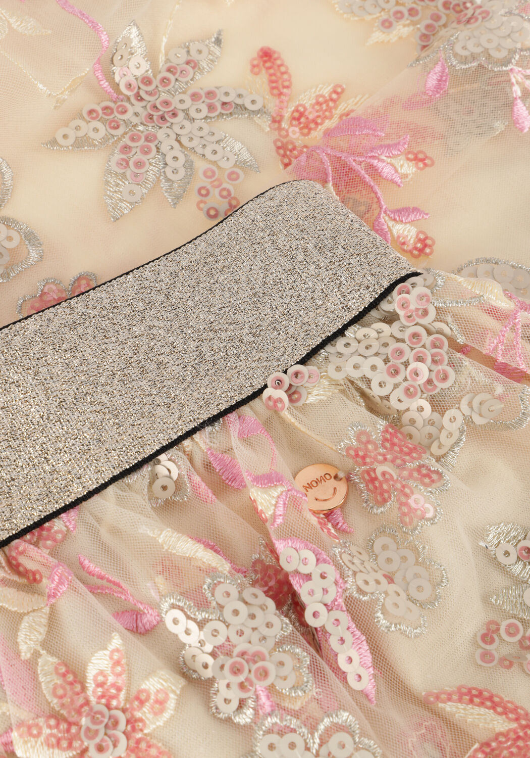 Ecru NONO Minirock NELE MESH SKIRT - large