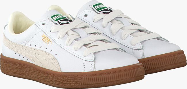 Weiße PUMA Sneaker low BASKET CLASSIC GUM DELUXE PS - large