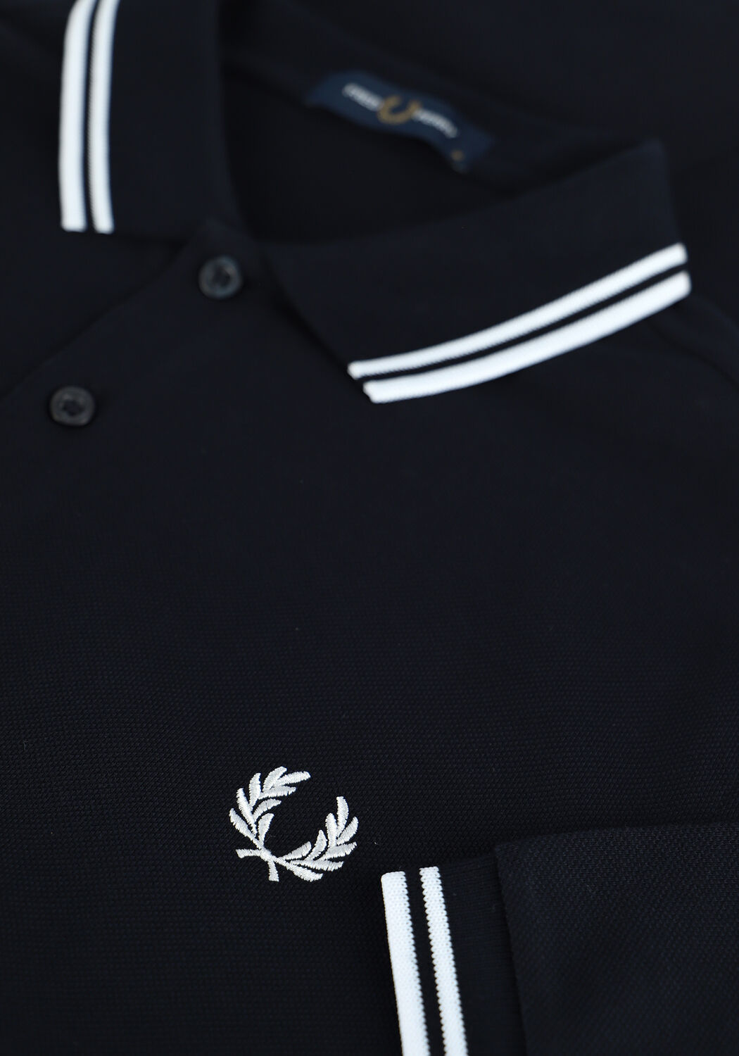 Dunkelblau FRED PERRY Polo-Shirt TWIN TIPPED FRED PERRY SHIRT - large