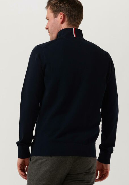 Dunkelblau TOMMY HILFIGER Pullover 1985 ZIP MOCK - large