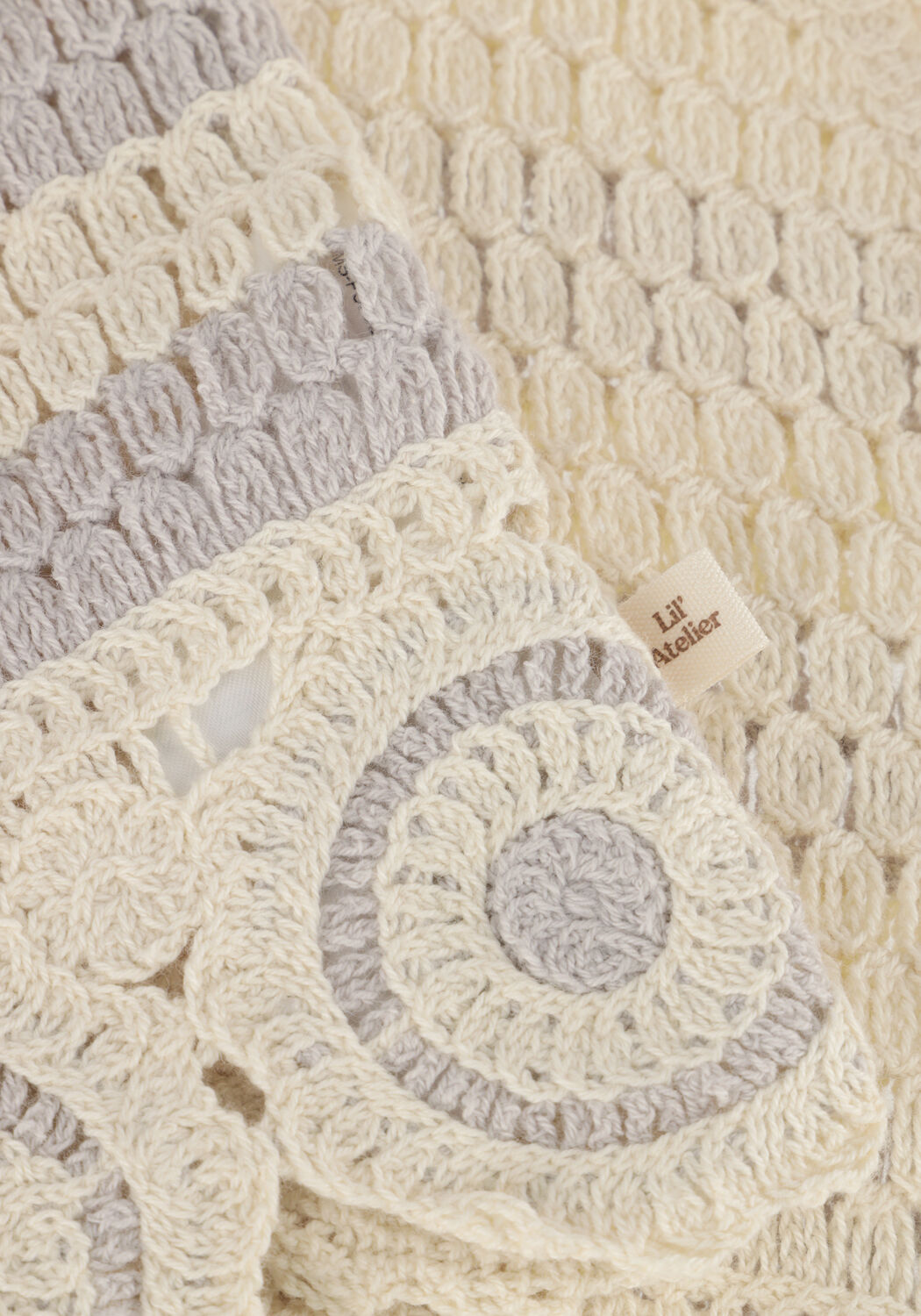 Beige LIL' ATELIER Top NMFFAUNA VEST LIL - large