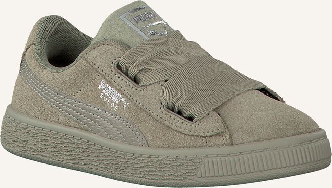 Graue PUMA Sneaker Low SUEDE HEART SNK PS Graue PUMA Sneaker Low SUEDE HEART SNK PS - large