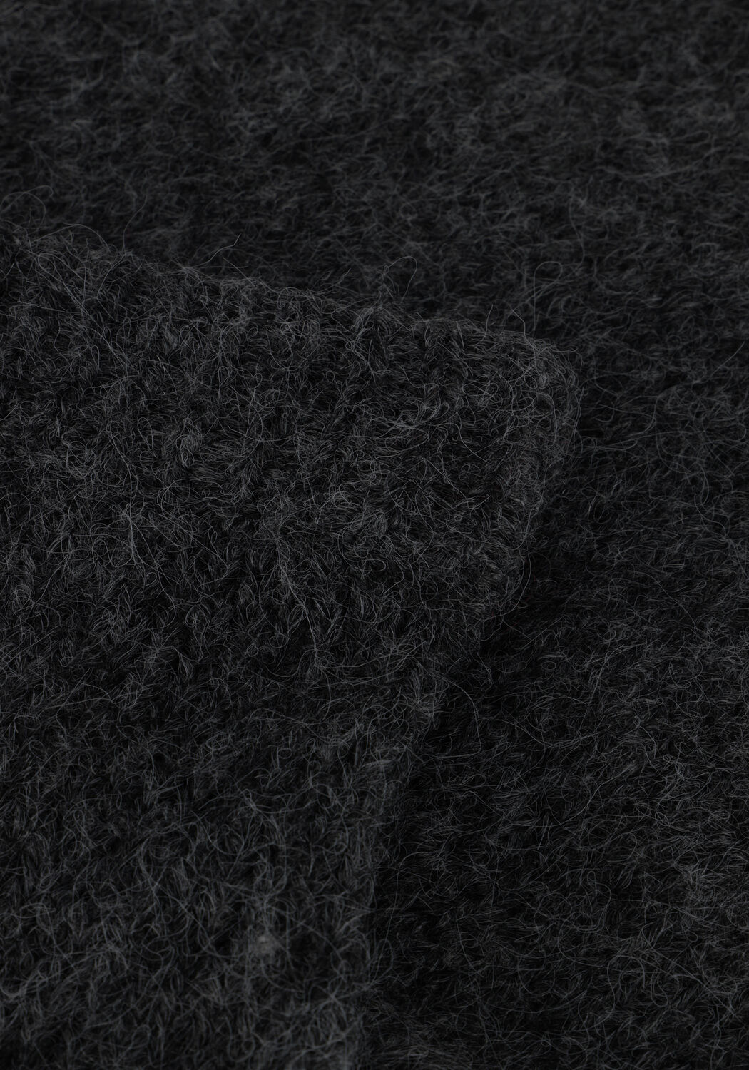 Dunkelgrau NEO NOIR Minirock NARIA FLUFFY KNIT SKIRT - large