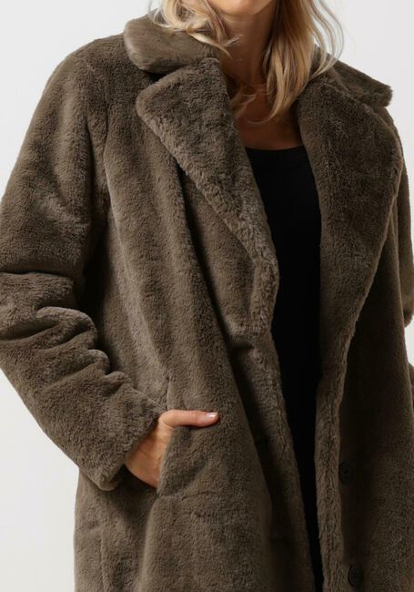 Taupe GIACOMO THE JACKET Fake-Fur-Jack 6610560 - large