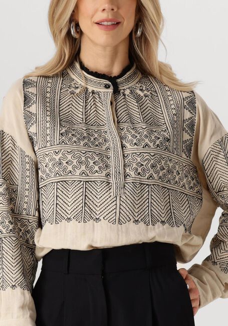 Ecru ANTIK BATIK Blusen SVETLANA TUNIC - large