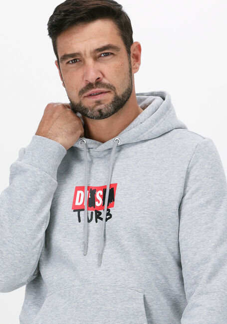 Graue DIESEL Sweatshirt S-GIRK-HOOD-B8 - large