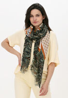 Grüne SUMMUM Schal TIGER SCARF PATCHWORK - medium
