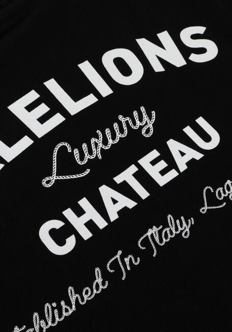 Schwarze MALELIONS T-shirt RELAXED KNITTED COLLAR T-SHIRT - large