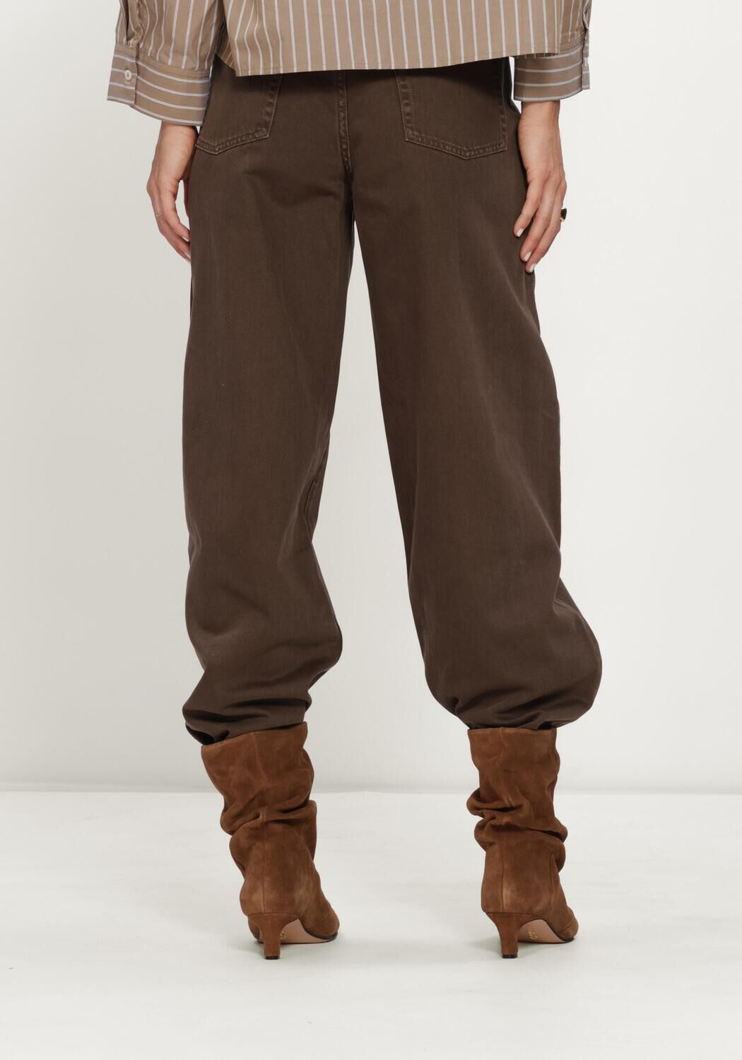 Braune CIRCLE OF TRUST Weite Hose ARIA NON DNM - large