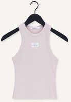 Beige CALVIN KLEIN Top ACID WASH RIB TANK TOP Beige CALVIN KLEIN Top ACID WASH RIB TANK TOP - medium