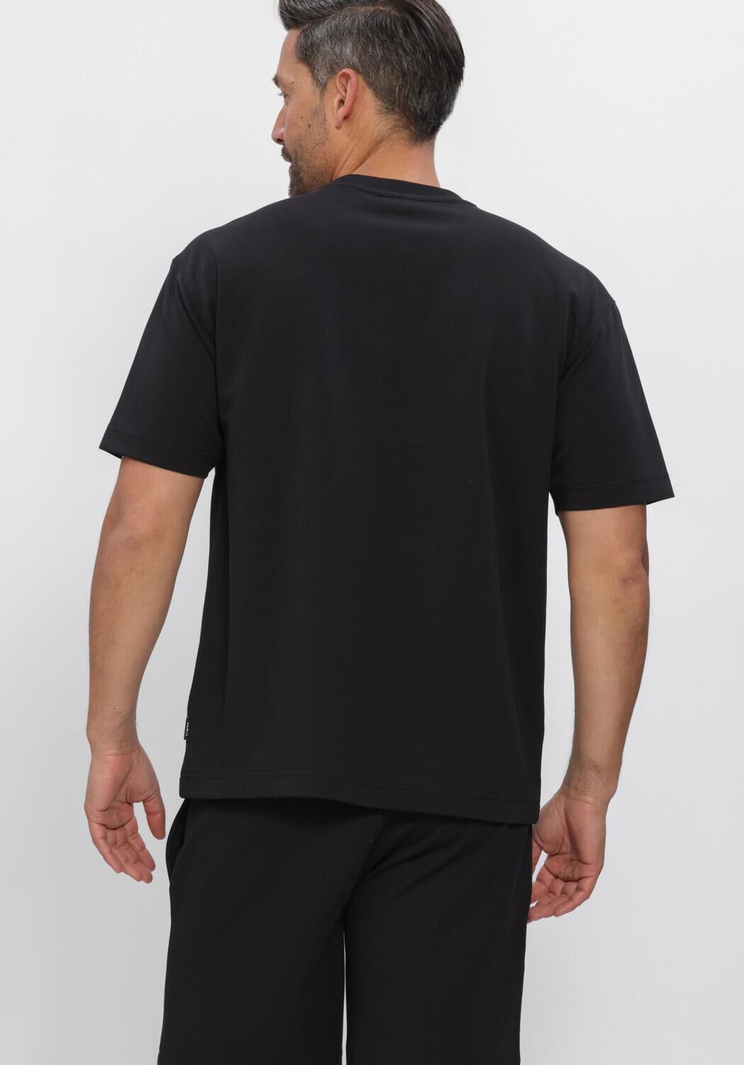 Schwarze GENTI Polo-Shirt T-SHIRT SS 1227 - large