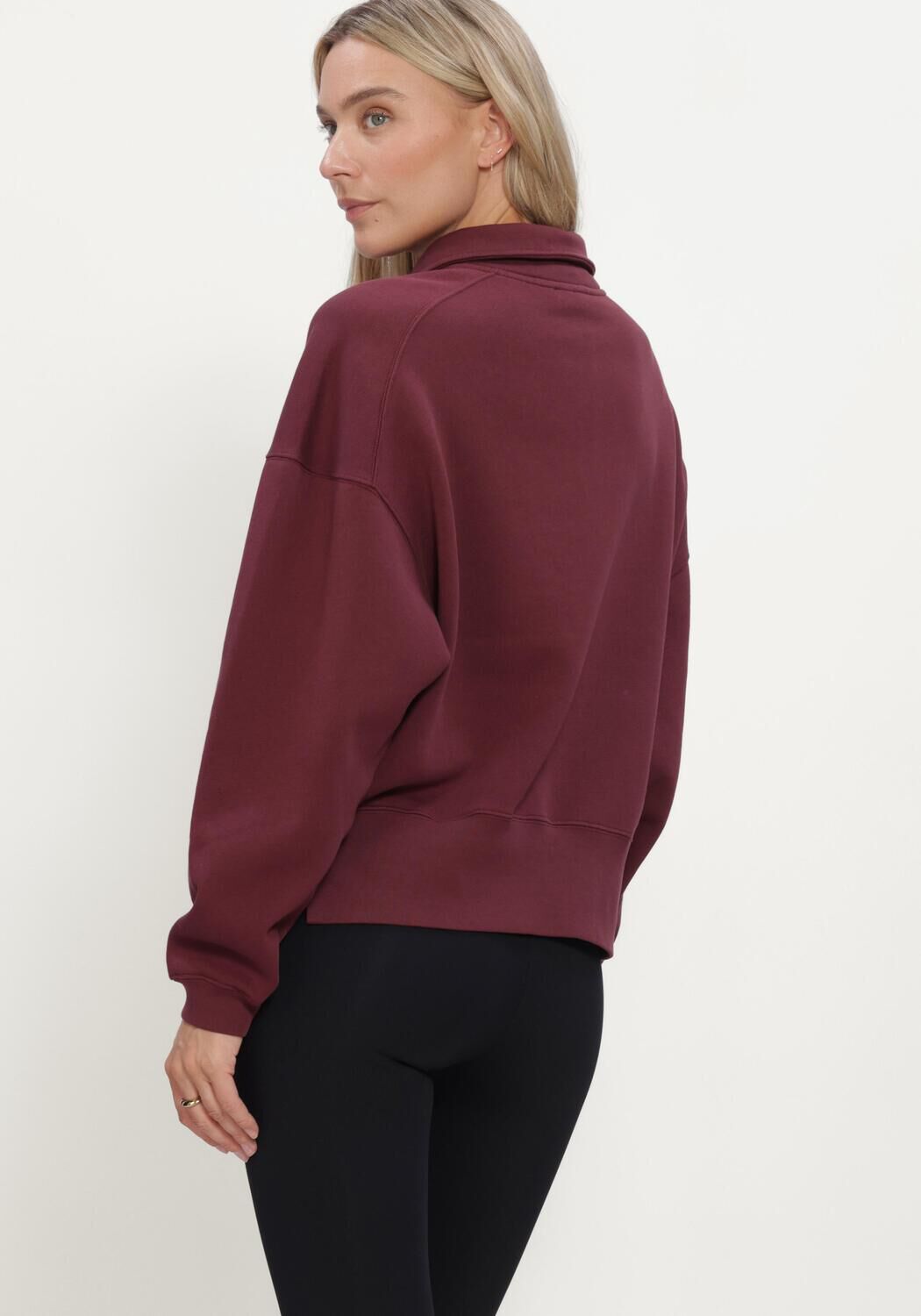 Bordeaux DEBLON SPORTS Sweatshirt NELLE SWEATER - large