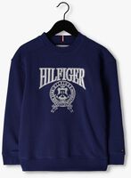 Blaue TOMMY HILFIGER Pullover U HILFIGER VARSITY SWEATSHIRT - medium