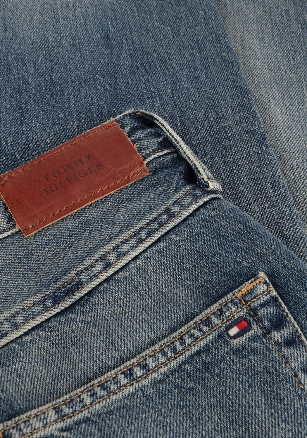 Blaue TOMMY HILFIGER Straight leg jeans CLASSIC STRAIGHT HW - large