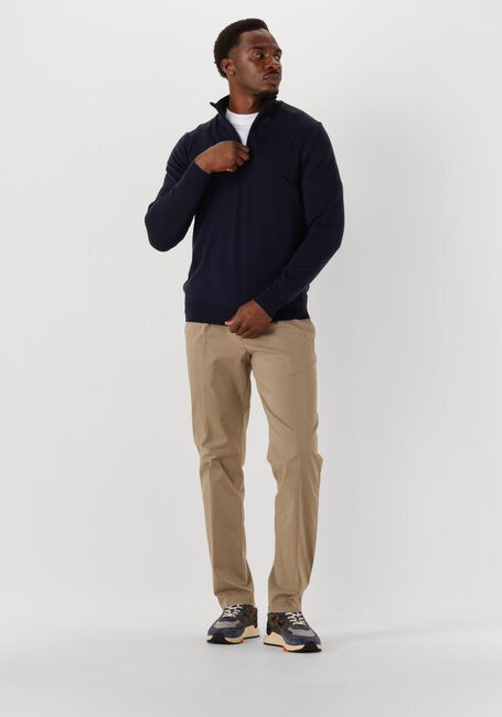 Dunkelblau PROFUOMO Pullover PULLOVER HALF ZIP MERINO - large