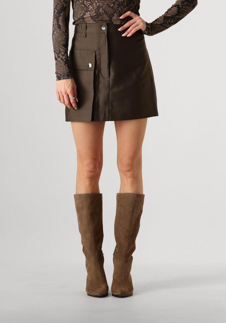 Khaki SECOND FEMALE Minirock OREGON SKIRT - large