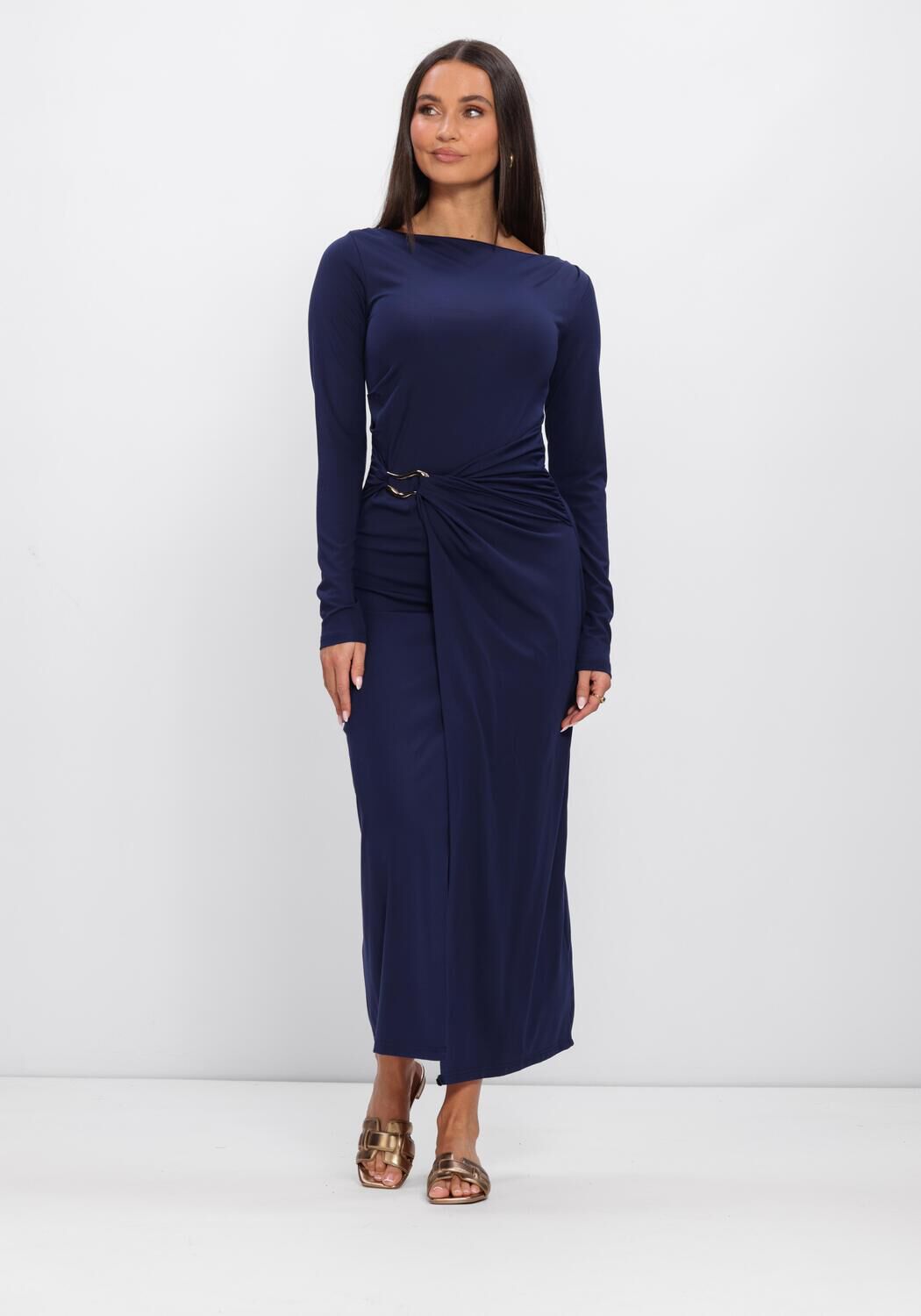 Dunkelblau FREEBIRD Kleider WV-PLAIM-26-1 - large