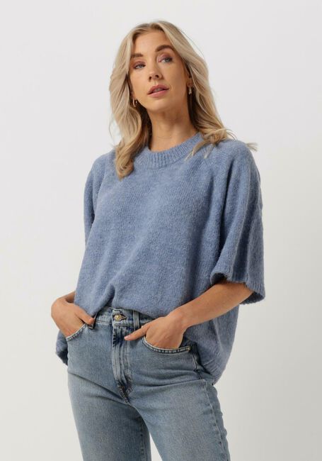 Hellblau CO'COUTURE Pullover MOTO SHORTIE KNIT - large