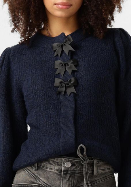 Dunkelblau Y.A.S. Strickjacke YASBONSA LS KNIT CARDIGAN - large