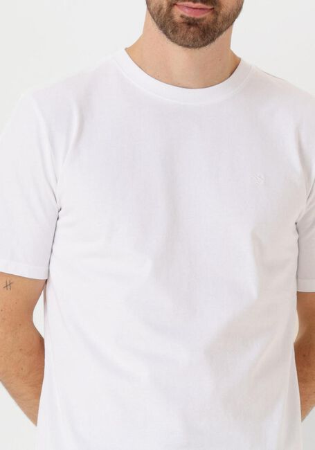 Weiße SCOTCH & SODA T-shirt LOGO T-SHIRT - large