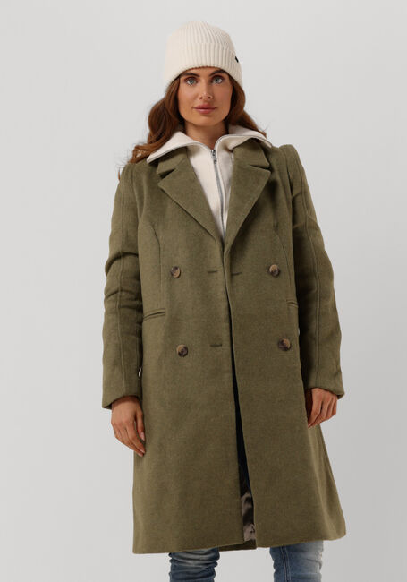 Grüne Y.A.S. Mäntel YASESSIO WOOL MIX COAT - large