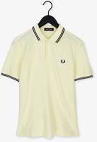 Gelbe FRED PERRY Polo-Shirt TWIN TIPPED FRED PERRY SHIRT