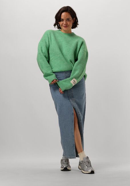 Grüne ALIX THE LABEL Pullover LADIES KNITTED FLUFFY PULLOVER - large