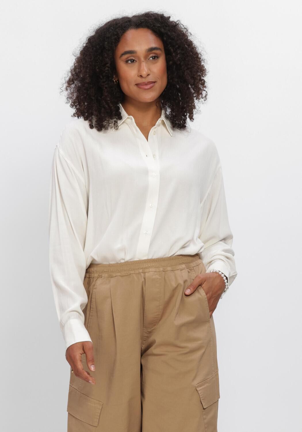 Nicht-gerade weiss BY-BAR Blusen KRIS VISCOSE BLOUSE - large