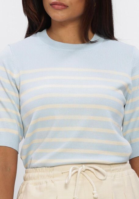 Blaue Y.A.S. Pullover YASLENA SS KNIT PULLOVER - large