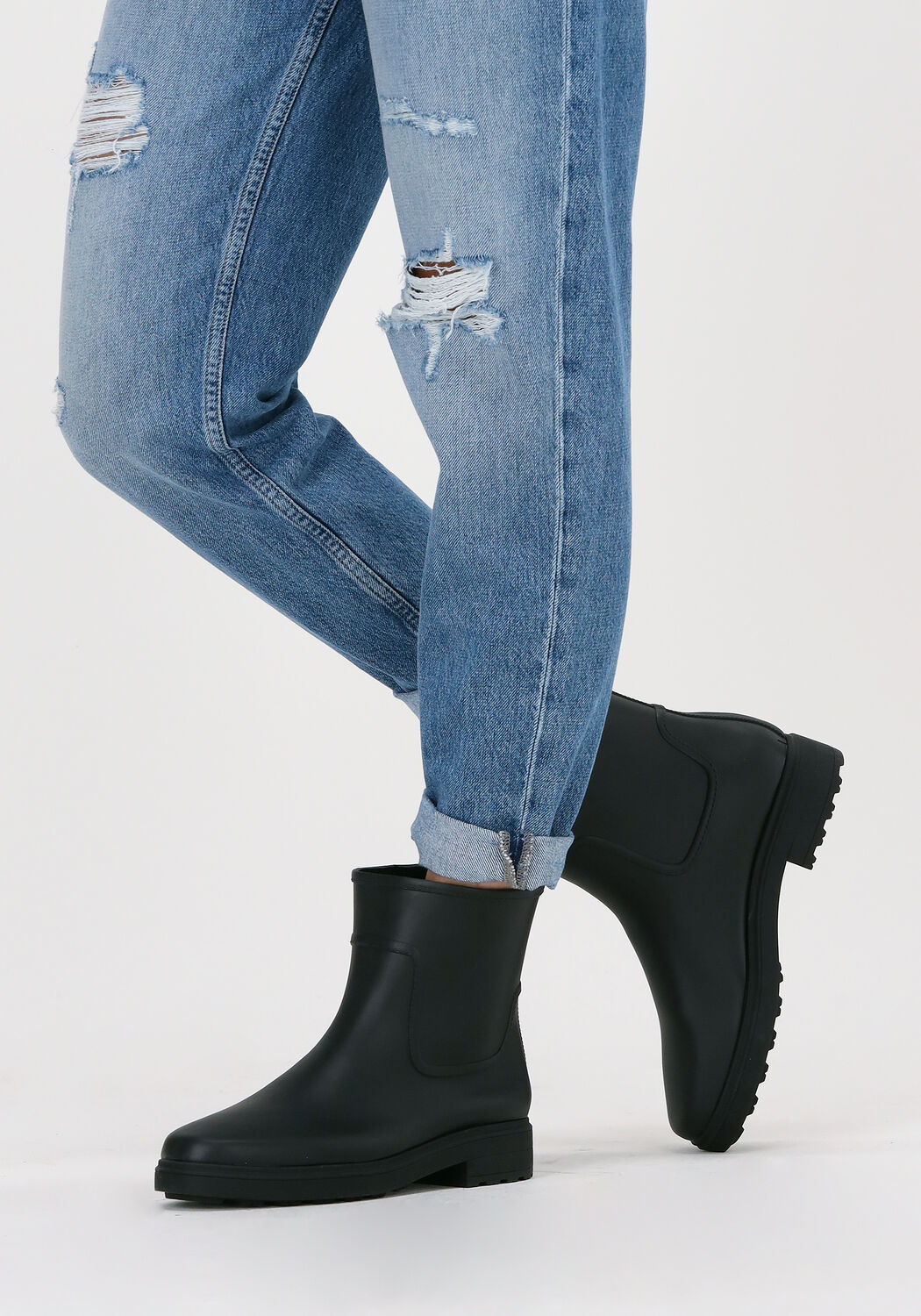 Schwarze CALVIN KLEIN Gummistiefel RAIN BOOT - large