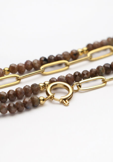 Braune NOTRE-V Kette KETTING/ARMBAND COMBINATIE - large