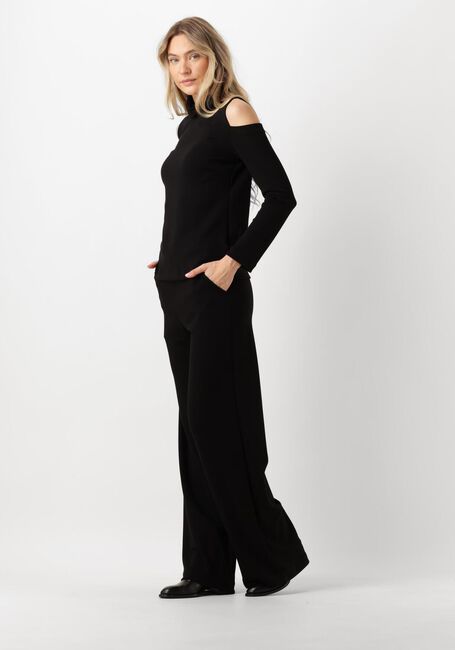 Schwarze ANA ALCAZAR Hose WIDE TROUSERS - large