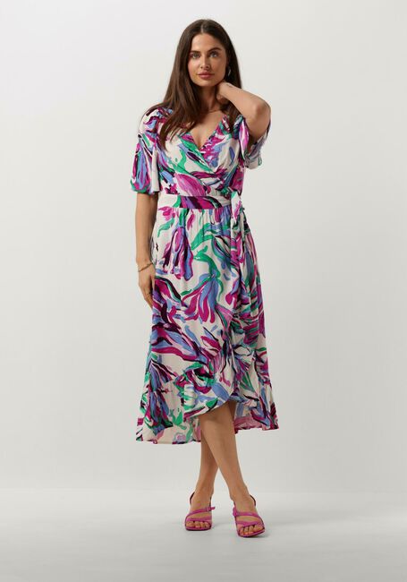 Weiße POM AMSTERDAM Midikleid FIORE DI ZUCCA DRESS - large