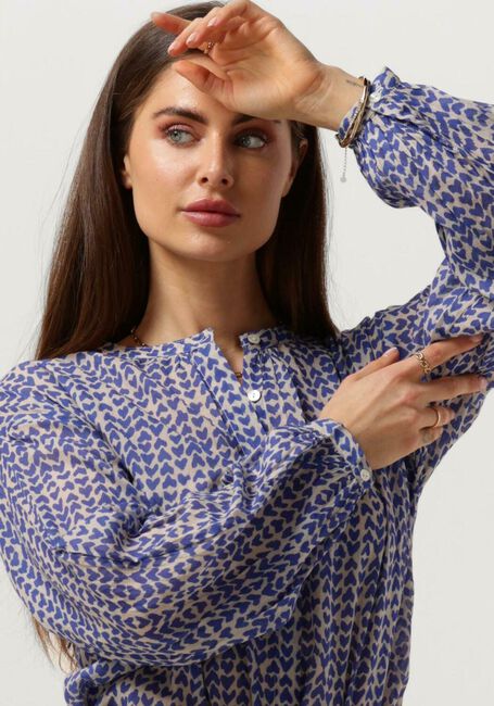 Blaue BY-BAR Blusen CECILE LOVE BLOUSE - large