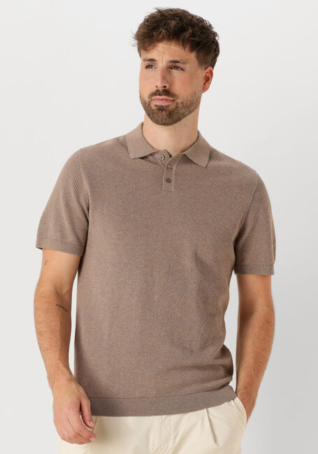 Braune DRYKORN Polo-Shirt TRITON 420187 - large