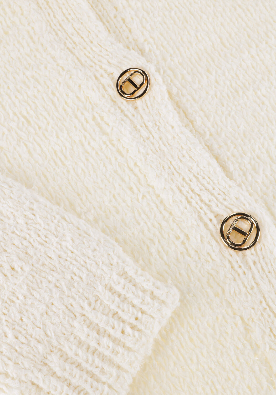 Wei&szlig;e TWINSET MILANO Strickjacke 251TP3442 - large