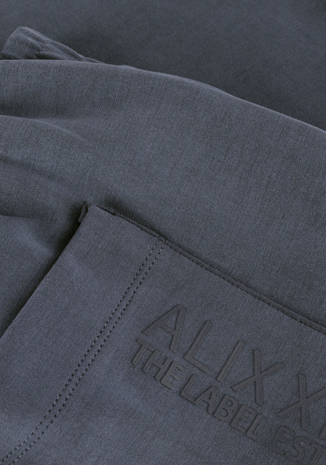 Dunkelgrau ALIX THE LABEL Hose LADIES KNITTED FLOWY SIDE SLIT PANTS - large