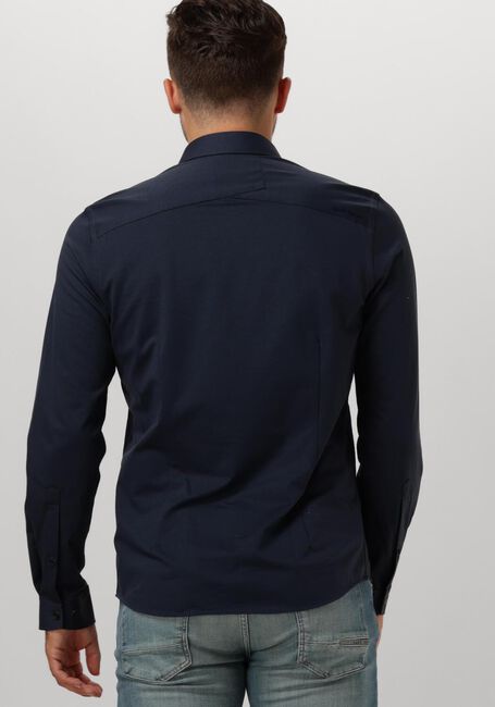 Blaue CAST IRON Casual-Oberhemd LONG SLEEVE SHIRT TWILL JERSEY 2 TONE - large