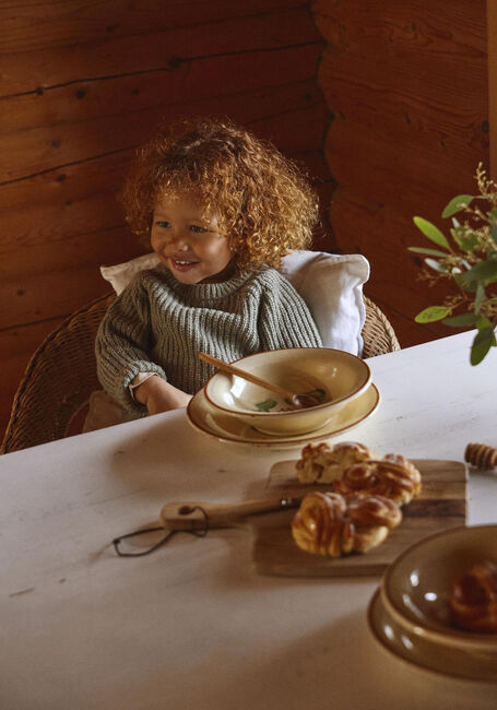 Olive LIL' ATELIER Pullover NMMOLFERT LS KNIT LIL - large