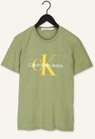 Grüne CALVIN KLEIN T-shirt SEASONAL MONOGRAM TEE Grüne CALVIN KLEIN T-shirt SEASONAL MONOGRAM TEE - medium