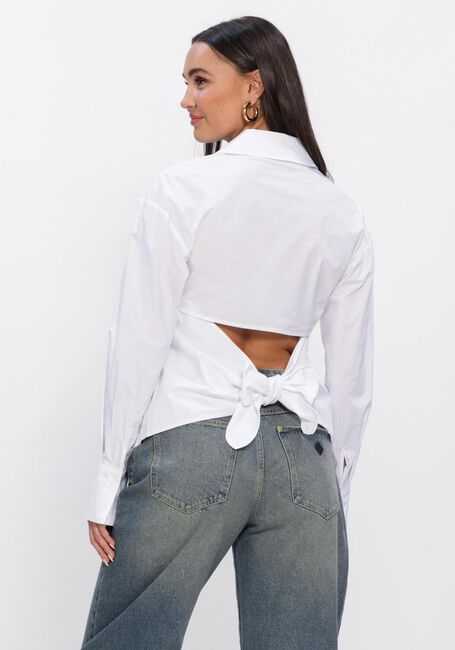 Wei&szlig;e MODSTR&Ouml;M Blusen THEMEMD SHIRT - large