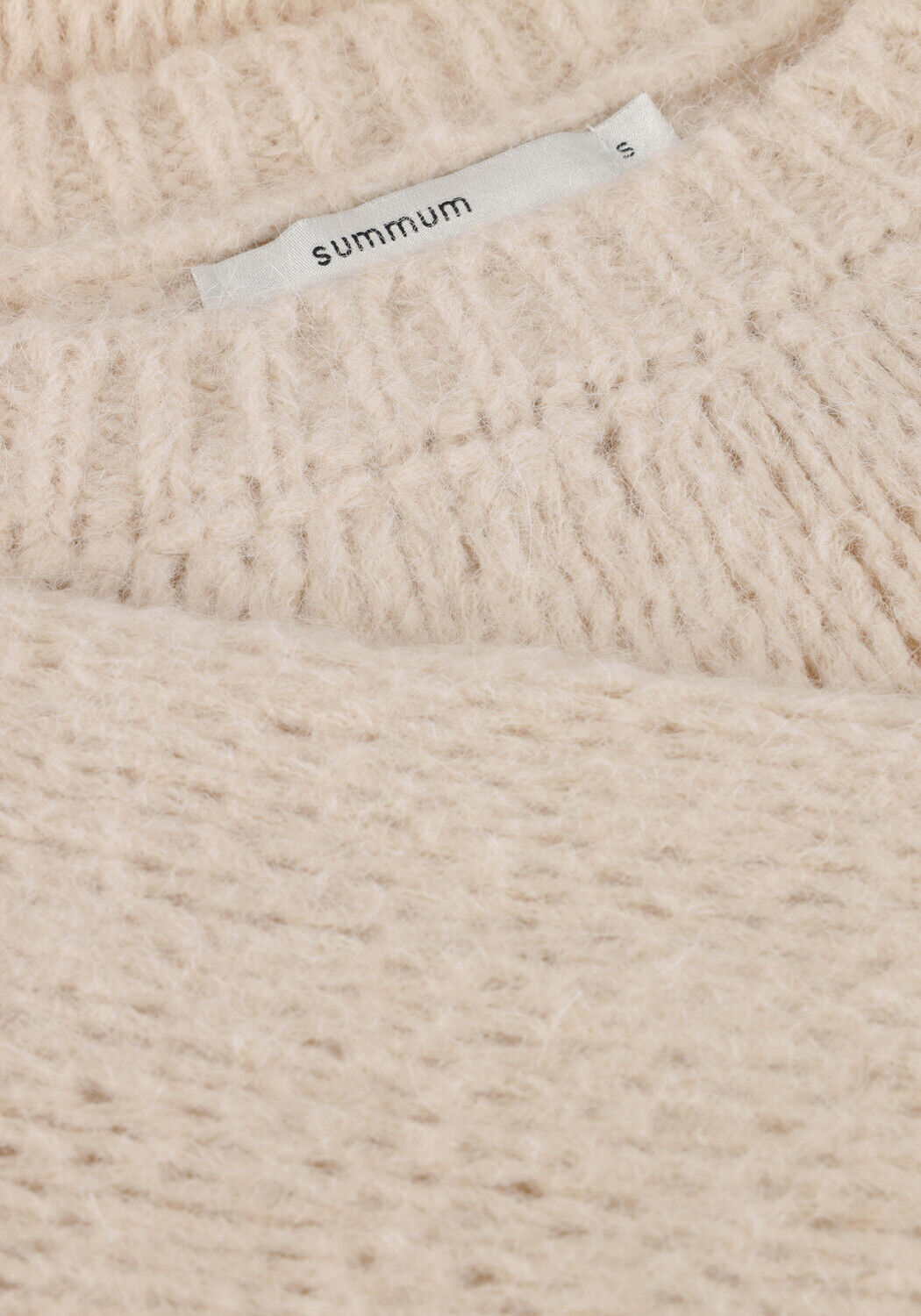 Beige SUMMUM Pullover SWEATER ALPACA BLEND KNIT - large