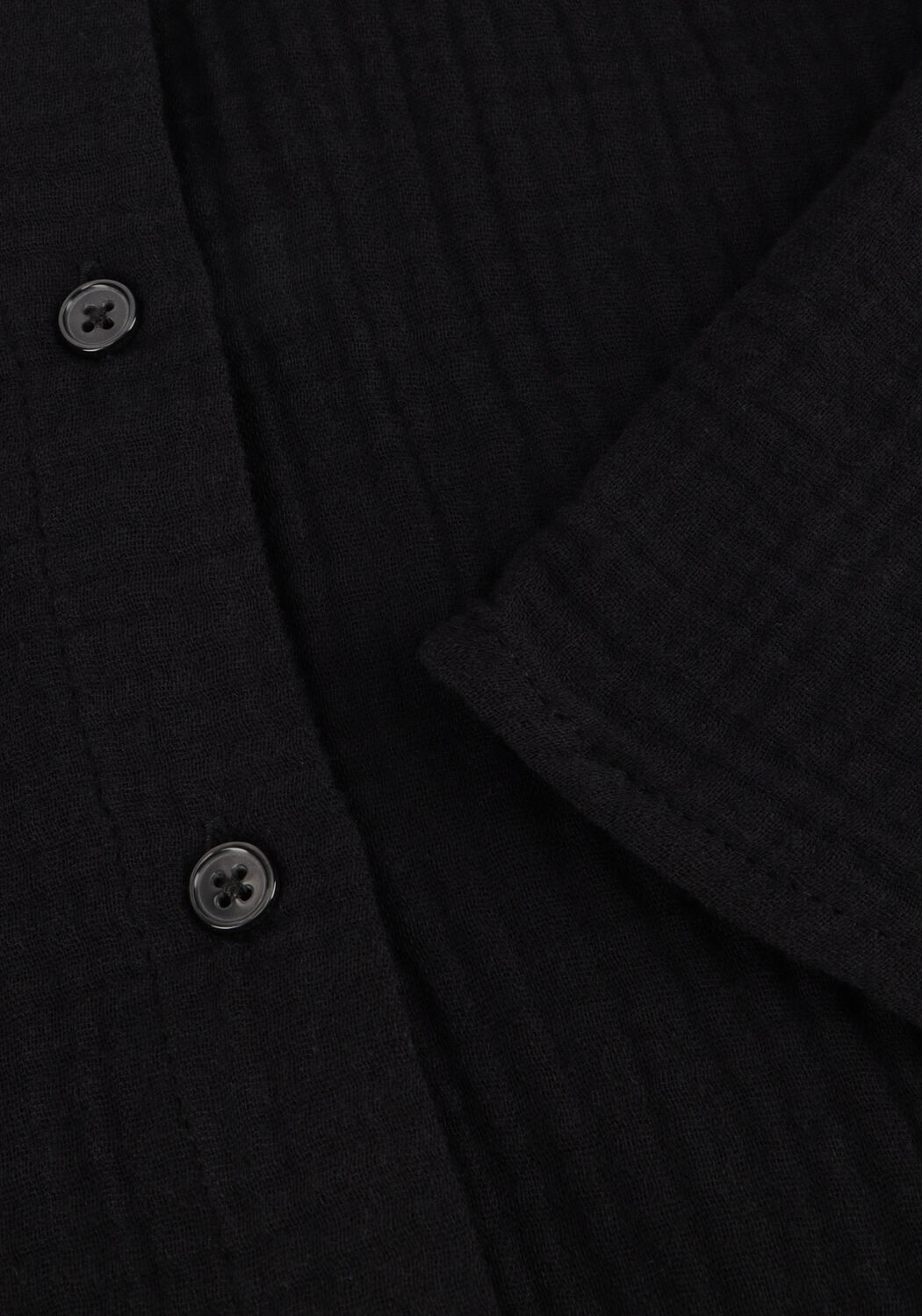 Schwarze OBJECT Blusen OBJCARINA 2/4 SHIRT REP - large