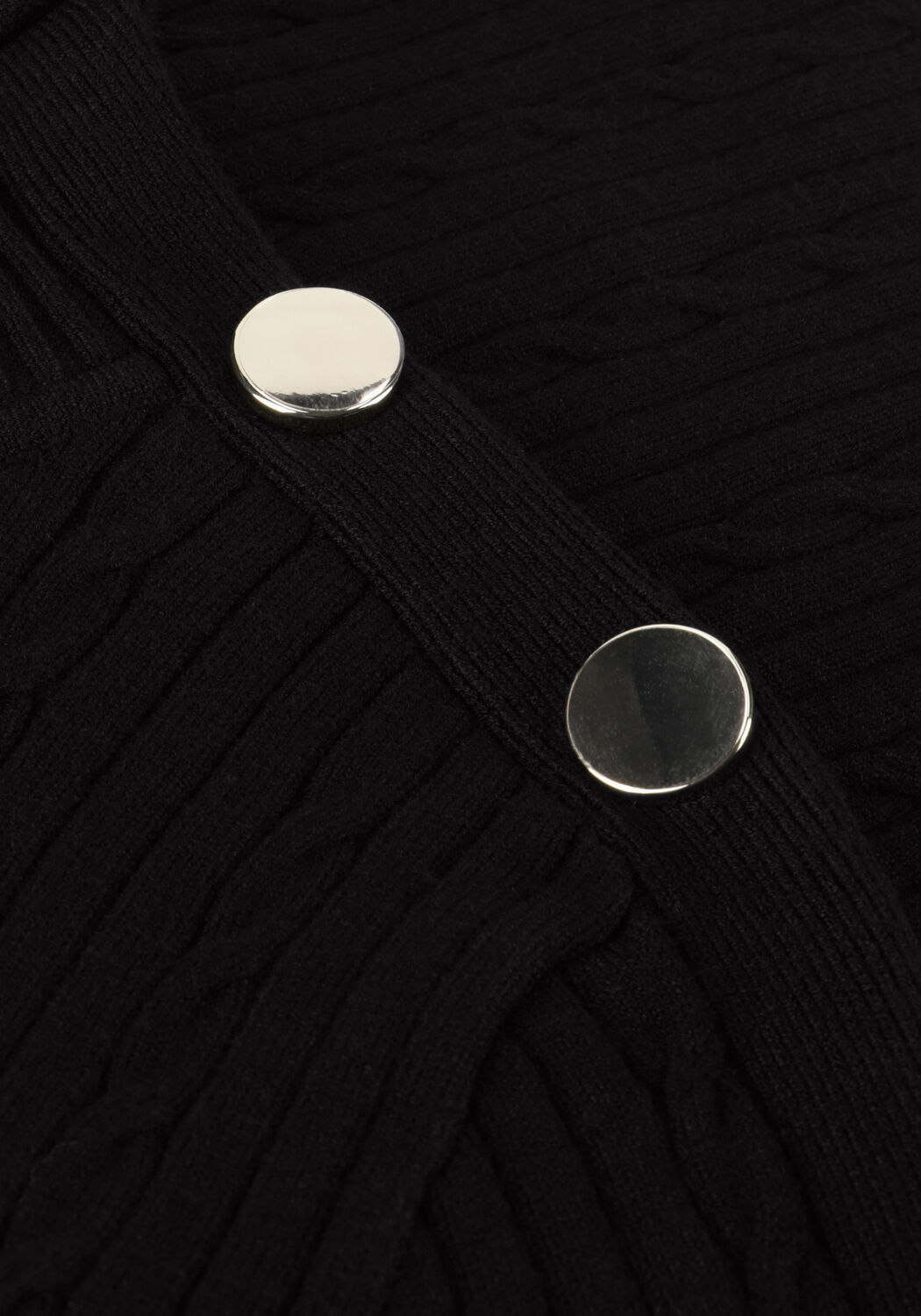 Schwarze LIU JO Rollkragenpullover ECSMAGLIA CHIUSA M/L RIB+TWIST - large