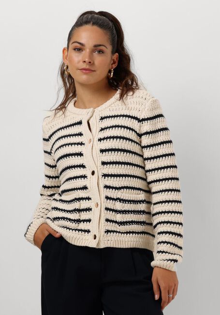 Blaue NEO NOIR Strickjacke PAULA KNIT CARDIGAN - large