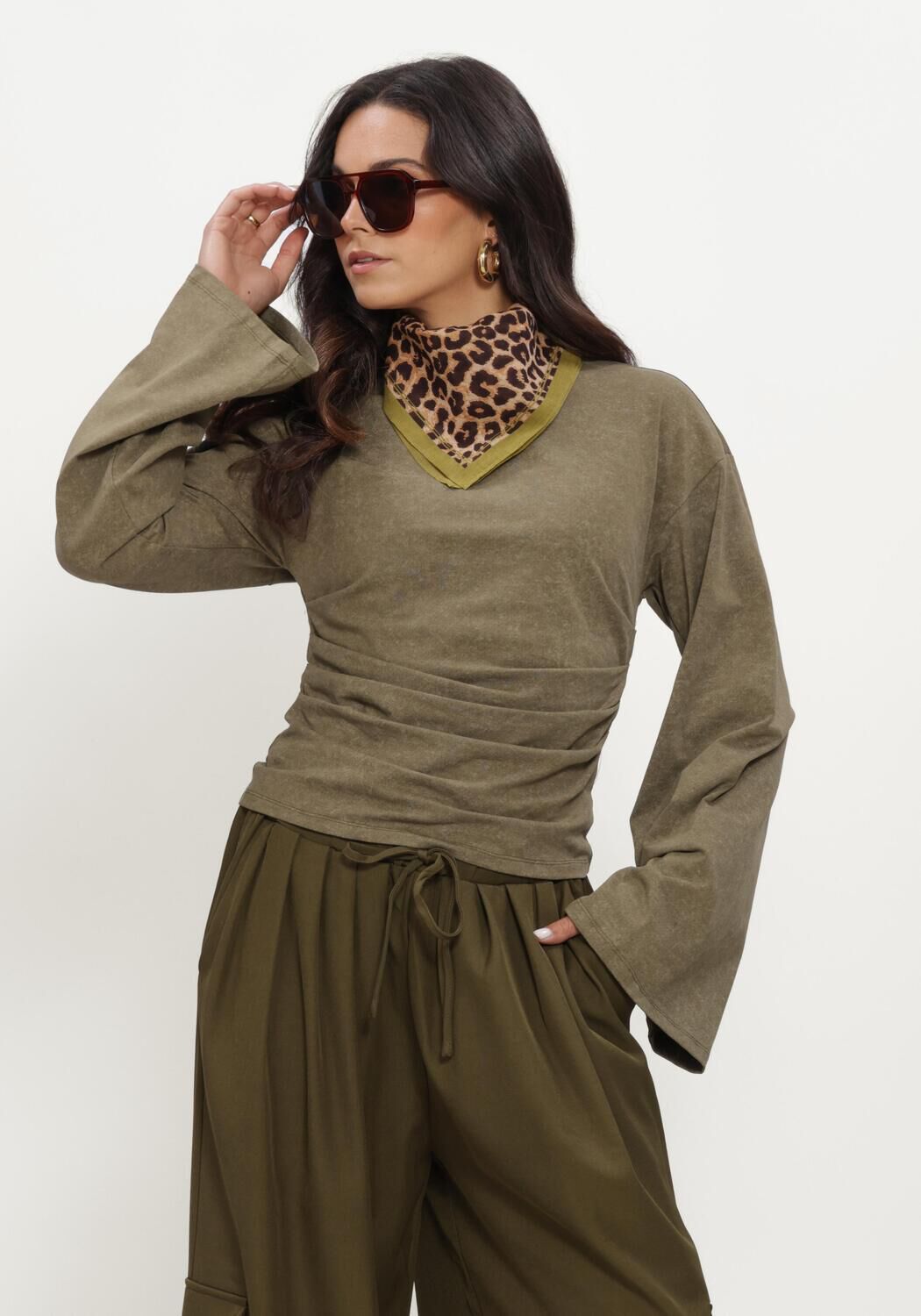 Gr&uuml;ne REFINED DEPARTMENT Pullover LADIES KNITTED LONGSLEEVE CRUZ - large
