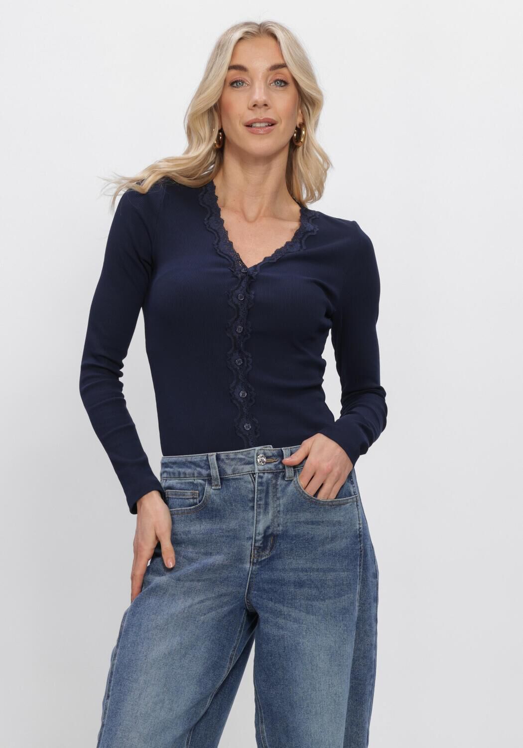 Dunkelblau ENVII Strickjacke ENPETIT LS CARDIGAN 7360 - large