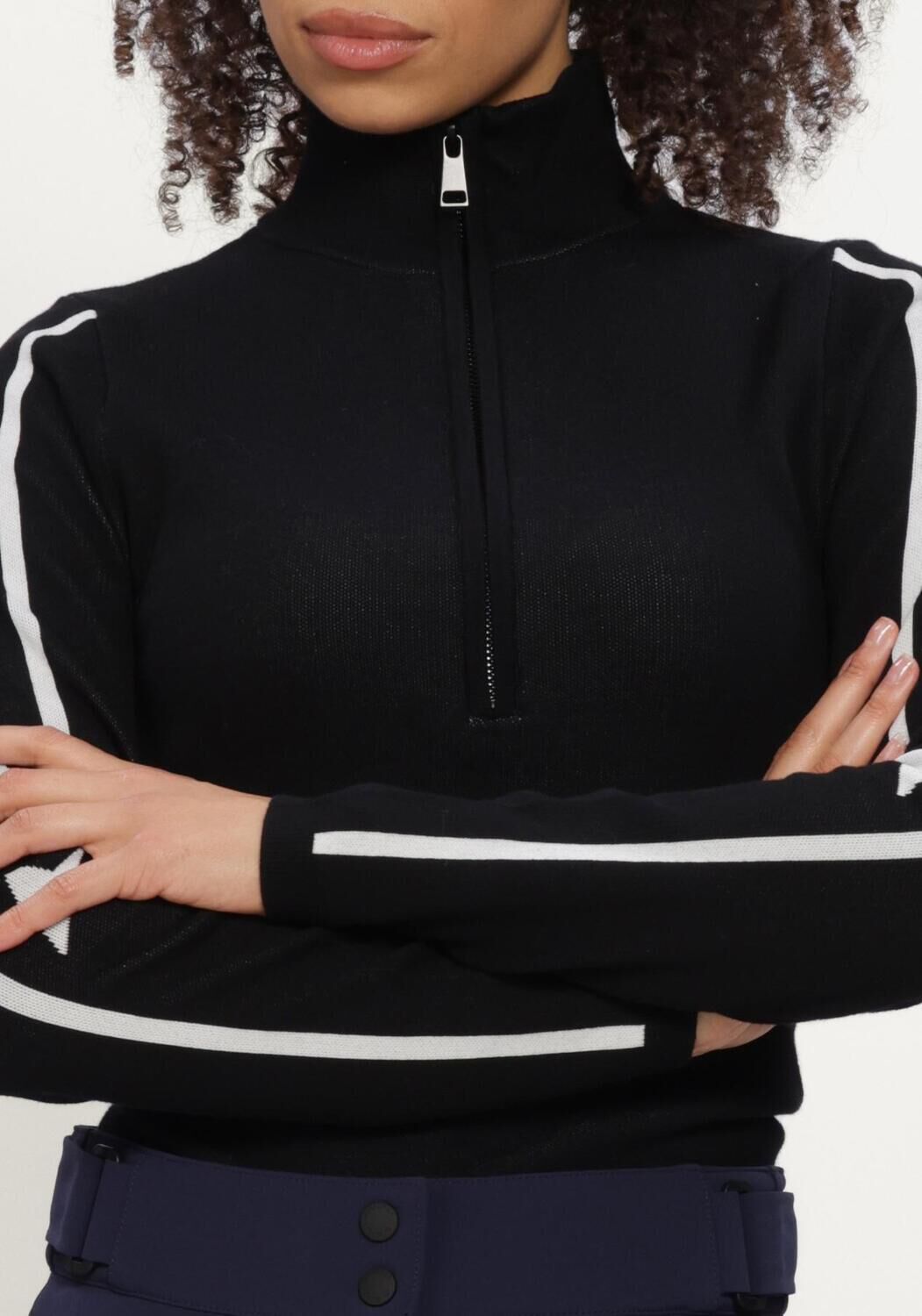 Schwarze AIRFORCE Pullover STELLA STAR KNITTED PULLY - large