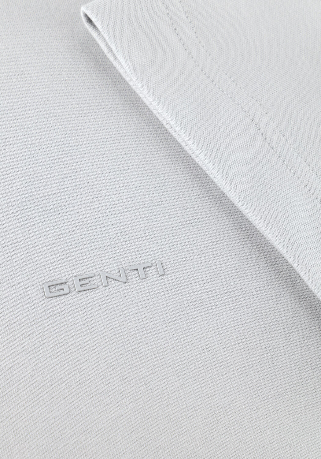 Hellgrau GENTI Polo-Shirt T-SHIRT SS 1227 - large